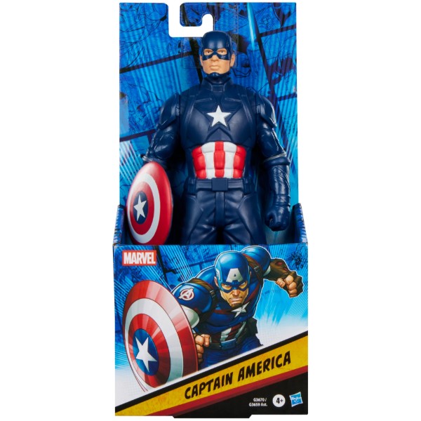 Фото - Коллекционная фигурка Hasbro Герои Marvel 20 см MVL 8IN CAPTAIN AMERICA FIGURE (G3659_G3670)