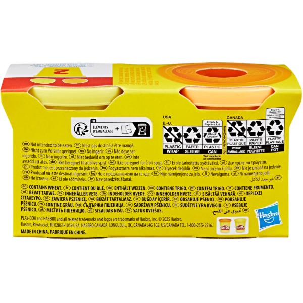 Фото - Наборы для лепки Hasbro ORANGE AND YELLOW 2 PACK (G1272_G0687)