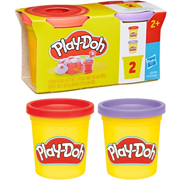 Фото - Наборы для лепки Hasbro RED AND LAVENDER 2 PACK (G1272_G1274)