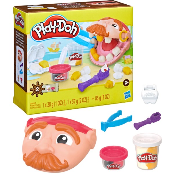 Фото - Наборы для лепки Hasbro Мини пират-стоматолог (F7379)