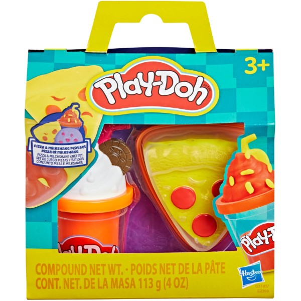 Фото - Наборы для лепки Hasbro Лакомство с собой PIZZA AND MILKSHAKE PLAYSET (G2303_G3185)