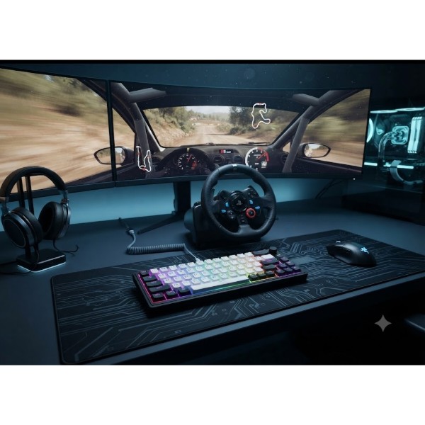 Фото - Клавиатура беспроводная игровая Hator Skyfall 65 MAG ULTIMA 8K wireless Black/White (HTK3860UA)
