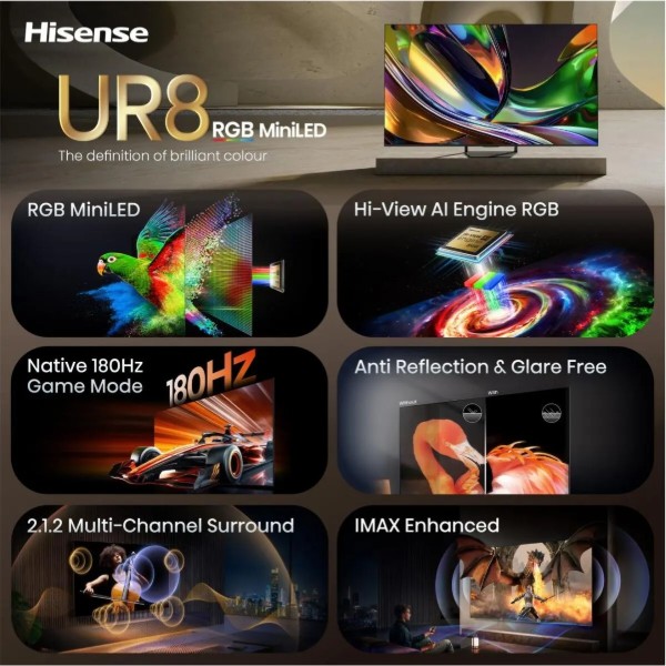 Фото - Телевизор Hisense 55UR8S