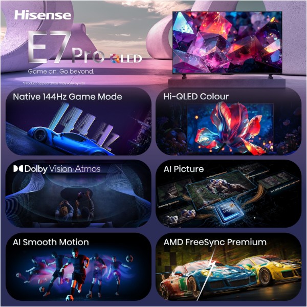 Фото - Телевізор Hisense 65E7S PRO