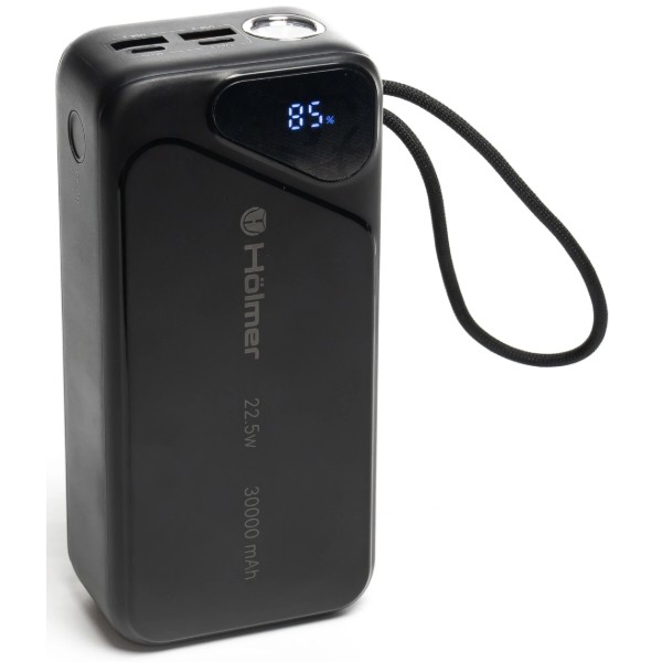 Фото - Батарея мобільна Holmer Cheetah 30000 mAh 22.5W Type-C Black (NRG-02)