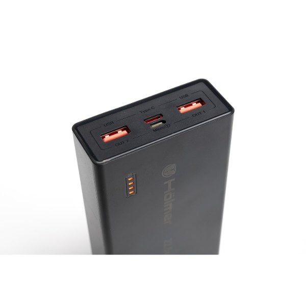 Фото - Батарея мобільна Holmer Rabbit 20000 mAh 22.5W Type-C Black (NRG-01)