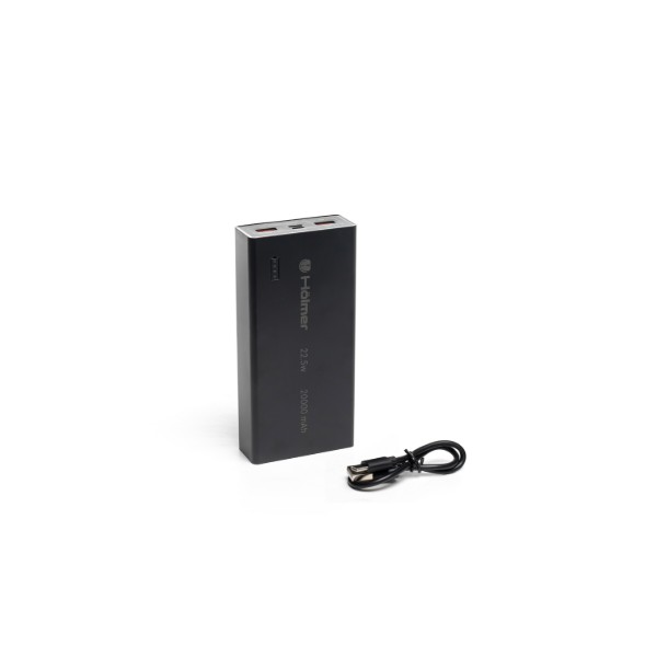 Фото - Батарея мобільна Holmer Rabbit 20000 mAh 22.5W Type-C Black (NRG-01)