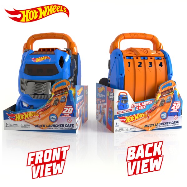Фото - Контейнер для зберігання Hot Wheels з 4 рівнобіжними доріжками (HWCC14)