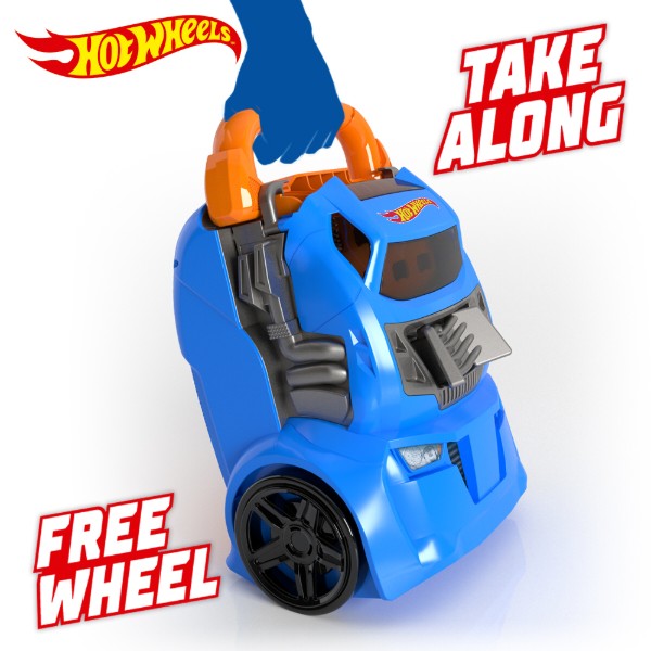 Фото - Контейнер для зберігання Hot Wheels з 4 рівнобіжними доріжками (HWCC14)