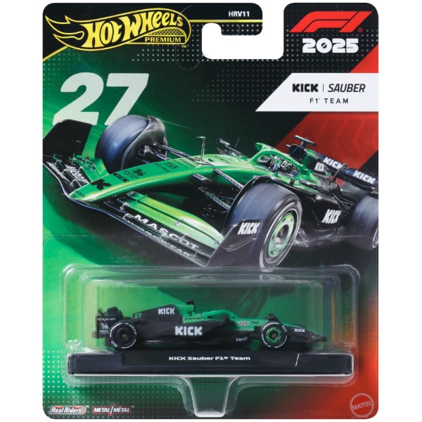 Фото - Колекційна машинка Hot Wheels болід Sauber Nico Hulkenberg #27 Formula 1 (JKD84)
