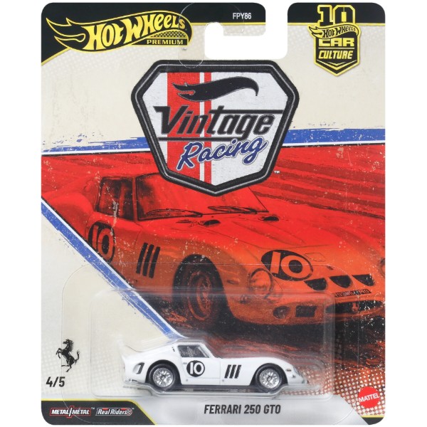 Фото - Коллекционная машина Hot Wheels Ferrari 250 GTO серии Car Culture (JKF25)
