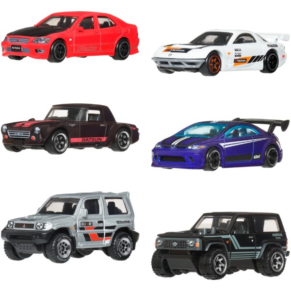 Фото - Тематическая машинка Hot Wheels набор Дорогами Японии (JLB23)