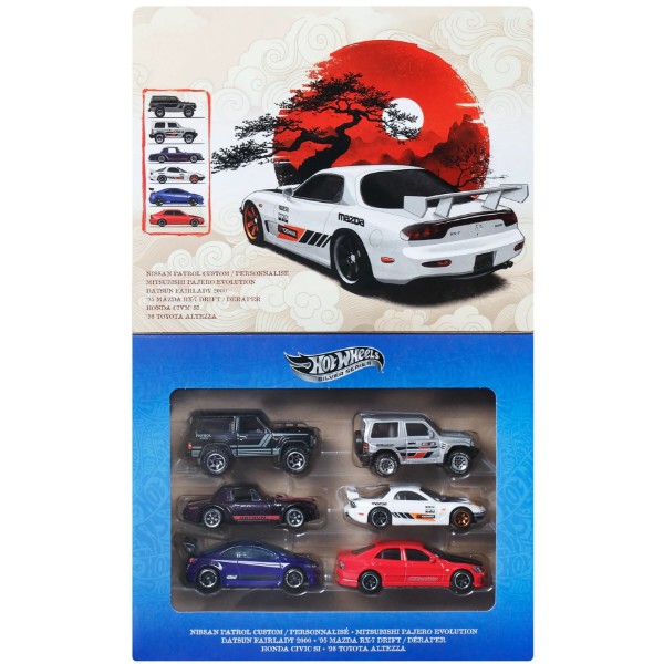 Фото - Тематическая машинка Hot Wheels набор Дорогами Японии (JLB23)