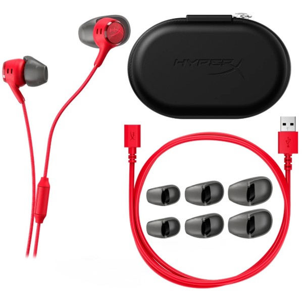 Фото - Наушники вкладыши проводные HyperX Cloud Earbuds III S USB-C Red (BN7S2AA)