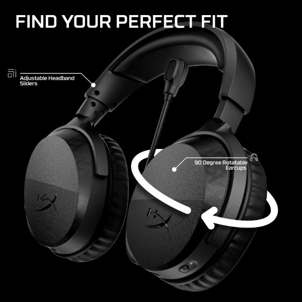Фото - Гарнитура беспроводная игровая HyperX Cloud Stinger 3 Wireless Black (BS1T8AA)