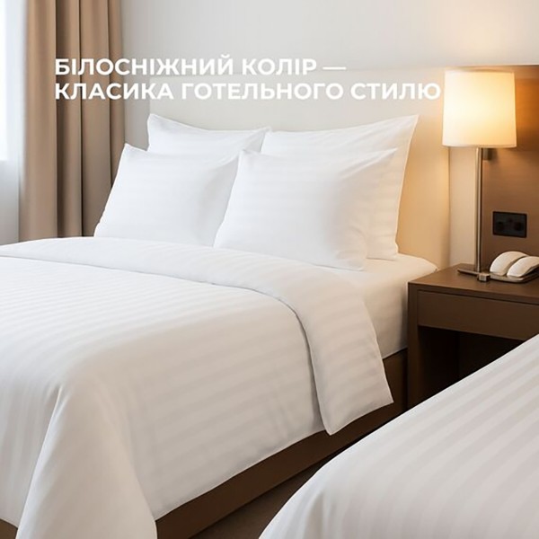 Фото - Простынь евро IDEIA 230х260 сатин страйп жакард (8-32868)