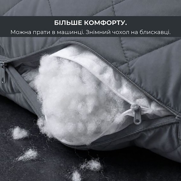 Фото - Подушка для будущих мам IDEIA 140х75х20 см с наволочкой на молнии (8-33724*004)