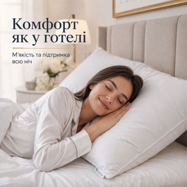 Фото - Подушка стандартна IDEIA Premium Soft 50х70 см 2 шт. (8-35764)