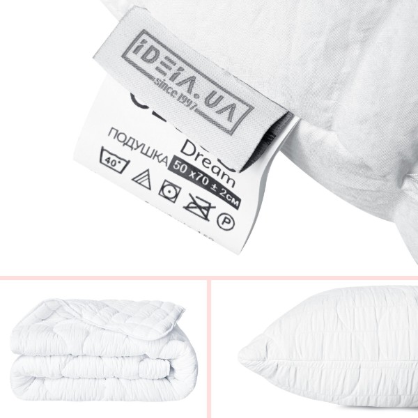 Фото - Набор одеяло полуторное + подушка IDEIA CloudDream 140х210 + 50х70 (8-36027)