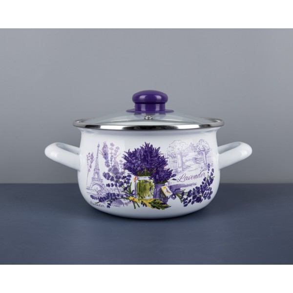 Фото - Кастрюля Gusto GT-T-116-L Лаванда 16 см 2.1 л