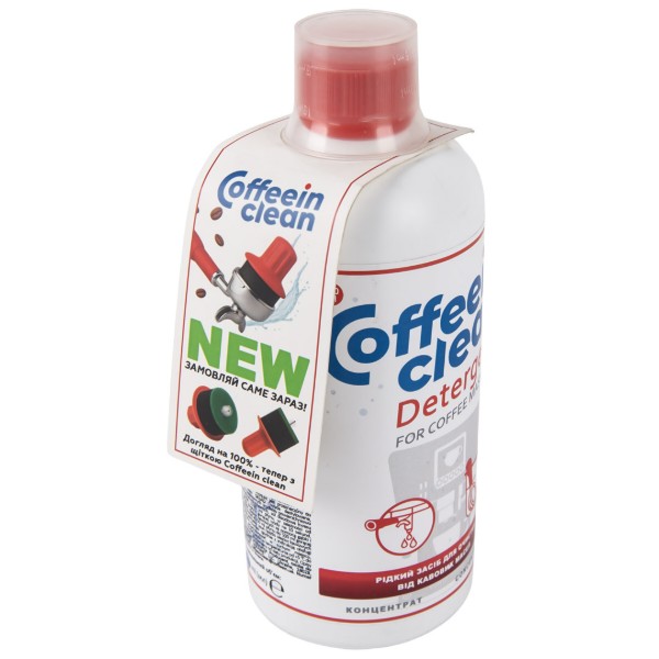 Фото - Засіб для видалення масляного нальоту Coffeein clean Detergent концентрат 500 мл