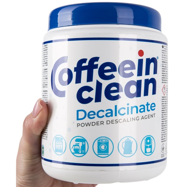 Фото - Засіб для чищення кавомашини Coffeein clean Decalcinate порошок 900 г