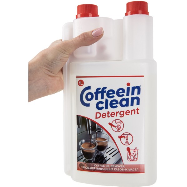 Фото - Засіб для видалення масляного нальоту Coffeein clean Detergent рідина/гель 1 л