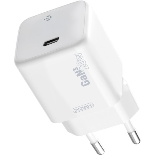 Фото - Сетевое зарядное устройство Intaleo GaN 20W Type-C INT-TCGN201C White (1283126637230)