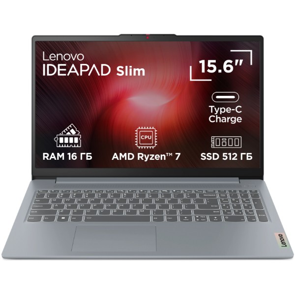 Фото - Ноутбук Lenovo IdeaPad Slim 3 16ABR8 (82XR00D7RA) Arctic Grey Фото - Ноутбук Lenovo IdeaPad Slim 3 16ABR8 (82XR00D7RA) Arctic Grey