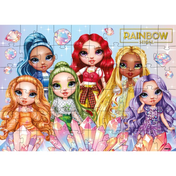 Фото - Пазлы (3-4 года) Ideyka Rainbow High Creative Crystals 60 эл. (LP60-002)