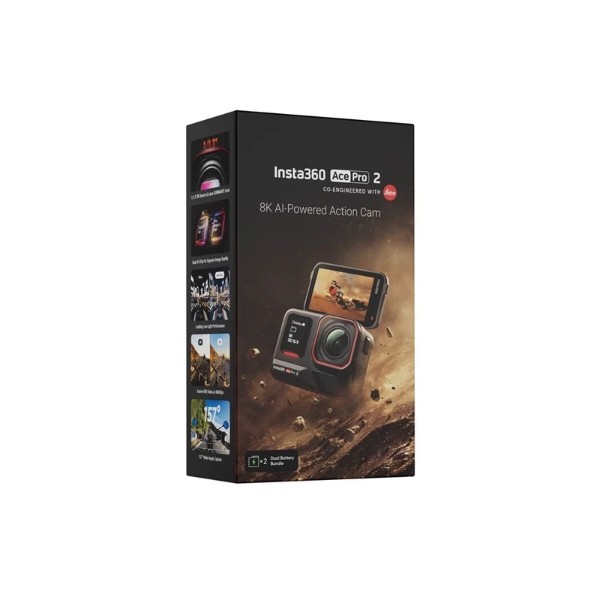 Фото - Экшн-камера Insta360 Ace Pro 2 Dual Battery Bundle Black (000063487)