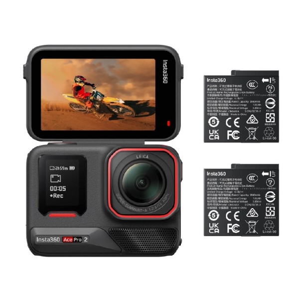 Фото - Экшн-камера Insta360 Ace Pro 2 Dual Battery Bundle Black (000063487)