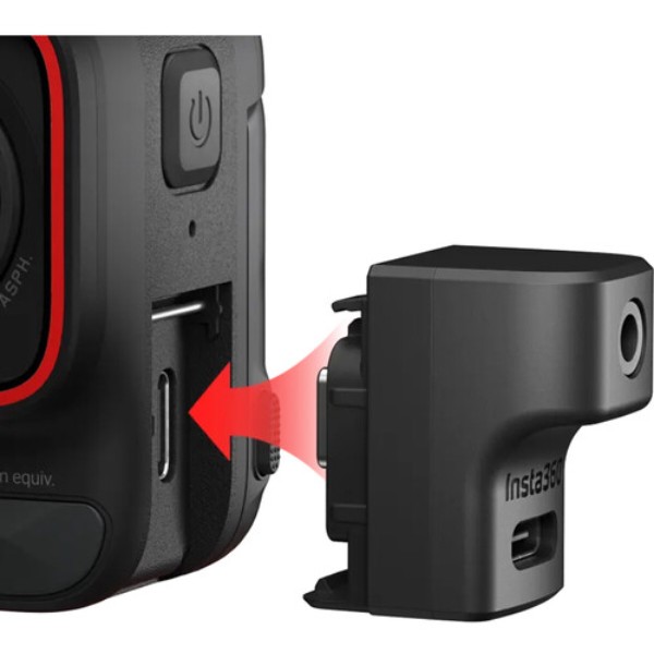 Фото - Адаптер до мікрофону для екшн-камери Insta360 Ace Pro Mic Adapter (CINSAAXD)