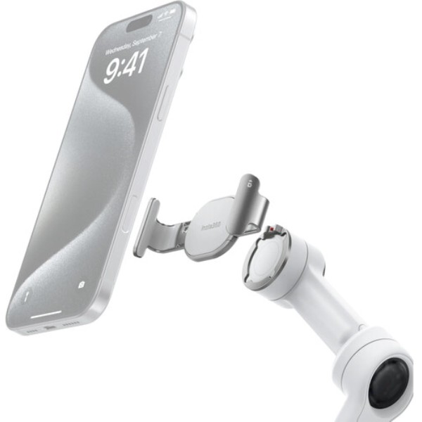 Фото - Кріплення для екшн-камери Insta360 Flow 2 Pro Magnetic Phone Clamp Stone Grey (CINSBBQD)