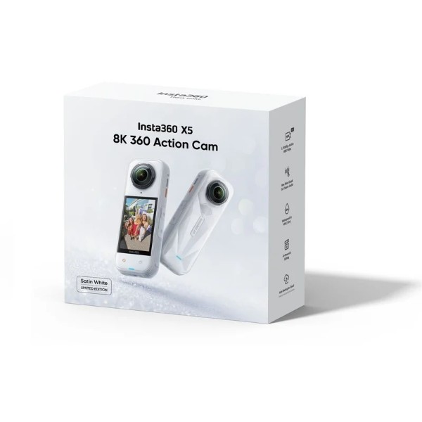 Фото - Экшн-камера Insta360 X5 Standard Bundle Satin White Limited Edition (000063481)