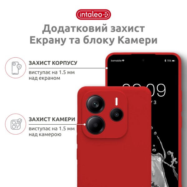 Фото - Чехол для смартфона Intaleo SoftShell for Xiaomi Redmi Note 14S 4G Red (1283126631366)