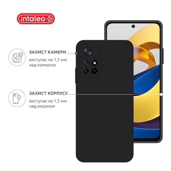 Фото - Чехол для смартфона Intaleo SoftShell for Xiaomi Poco M4 Pro 5G Black (1283126534164)