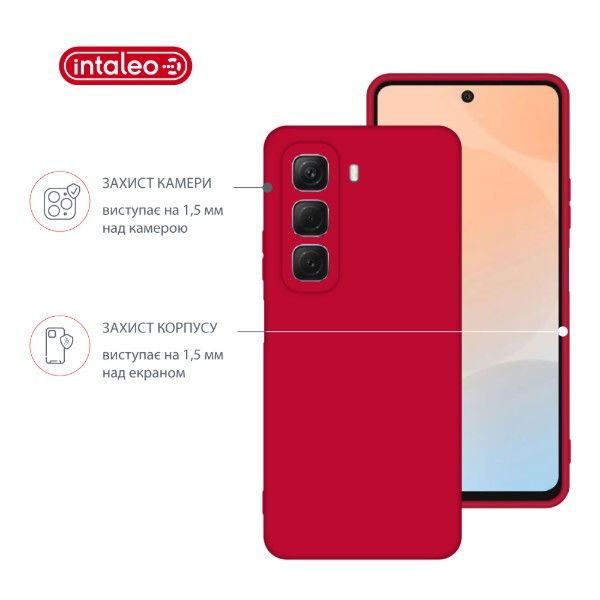 Фото - Чехол для смартфона Intaleo SoftShell for Infinix Hot 50 4G Red (1283126618499)