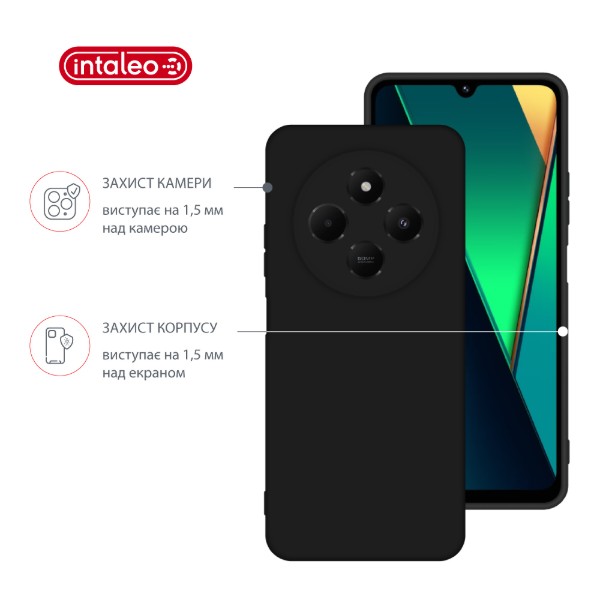 Фото - Чехол для смартфона Intaleo SoftShell for Xiaomi Poco C75 Black (1283126619205)