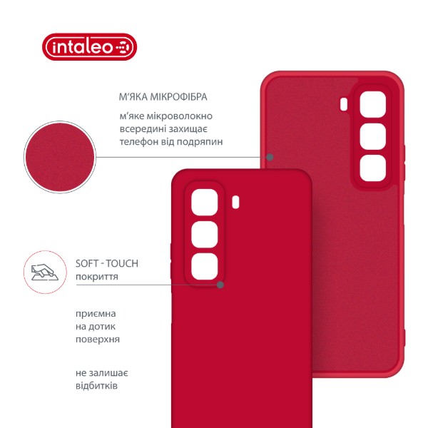 Фото - Чехол для смартфона Intaleo SoftShell for Infinix Hot 50 4G Red (1283126618499)