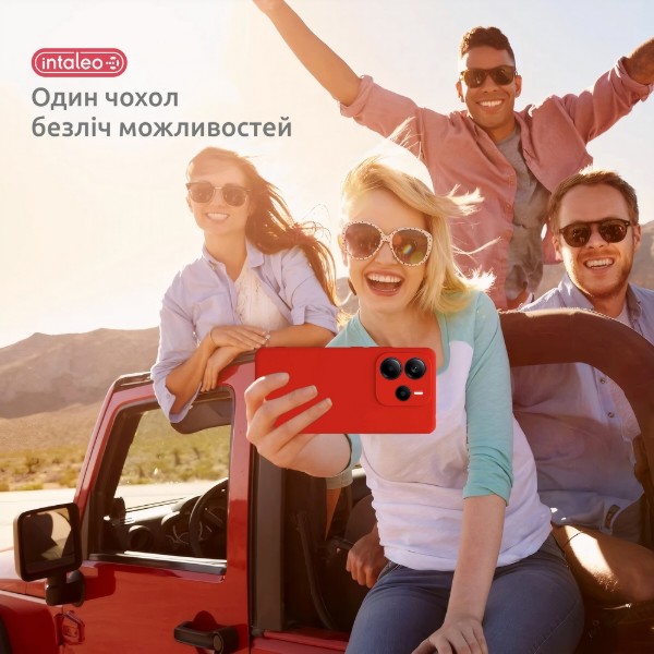 Фото - Чехол для смартфона Intaleo SoftShell for Xiaomi Redmi Note 14S 4G Red (1283126631366)