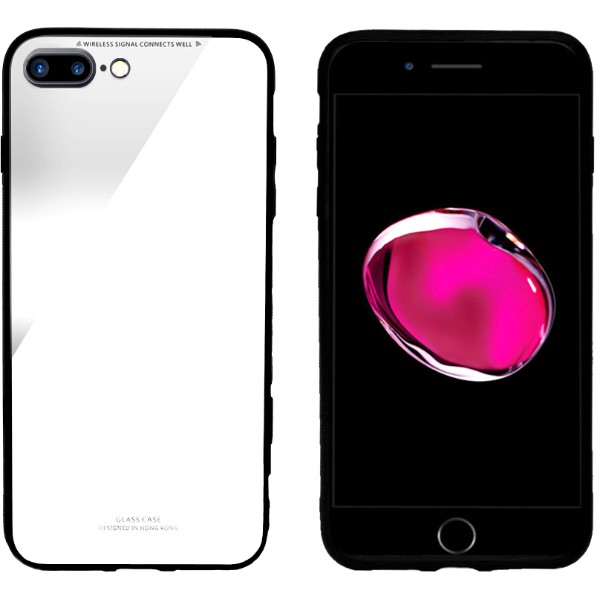 Фото - Чохол для смартфону Intaleo Real Glass for Apple iPhone 8 Plus White (1283126491412)