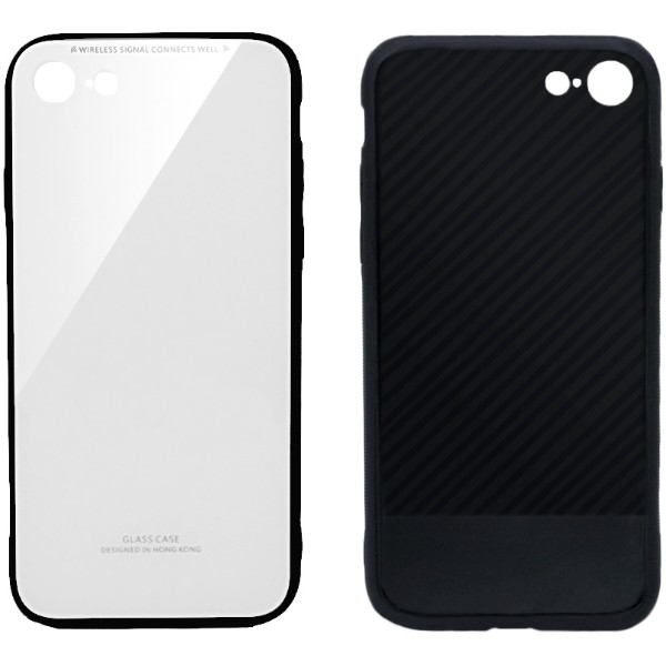 Фото - Чохол для смартфону Intaleo Real Glass for Apple iPhone 8 White (1283126488788)