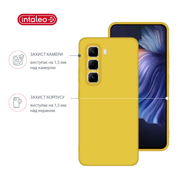 Фото - Чохол для смартфону Intaleo Silicone Case for Infinix Hot 50 Pro Yellow (1283126616549)