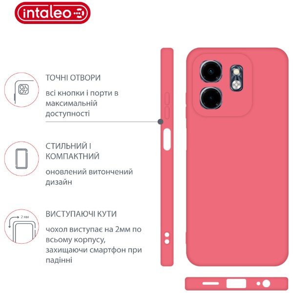 Фото - Чехол для смартфона Intaleo Silicone Case for Infinix Smart 9 Pink (1283126599590)
