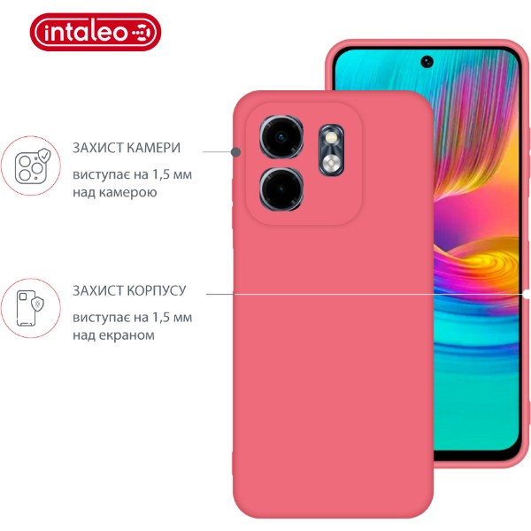 Фото - Чехол для смартфона Intaleo Silicone Case for Infinix Smart 9 Pink (1283126599590)