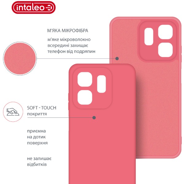 Фото - Чехол для смартфона Intaleo Silicone Case for Infinix Smart 9 Pink (1283126599590)