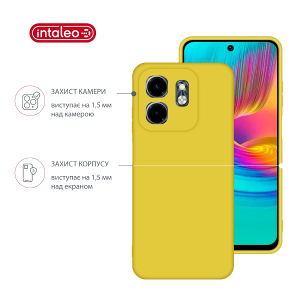Фото - Чехол для смартфона Intaleo Silicone Case for Infinix Smart 9 Yellow (1283126599583)