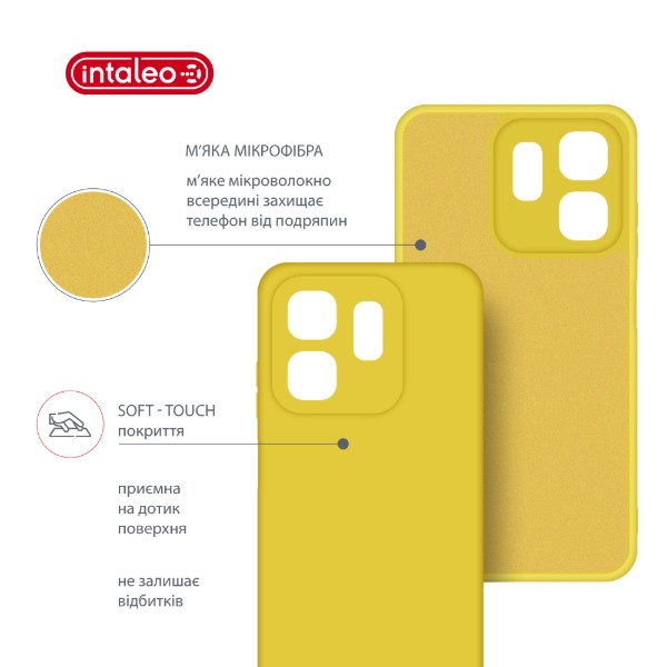 Фото - Чехол для смартфона Intaleo Silicone Case for Infinix Smart 9 Yellow (1283126599583)