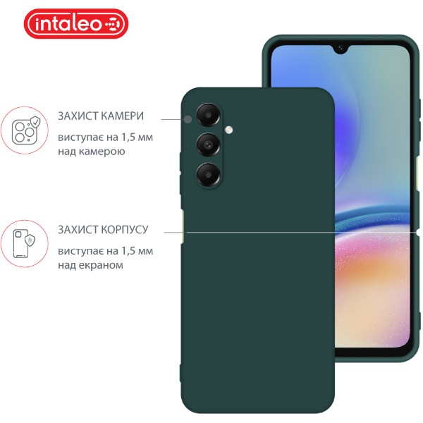 Фото - Чохол для смартфону Intaleo Silicone Case for Samsung Galaxy A05s Dark Green (1283126599866)